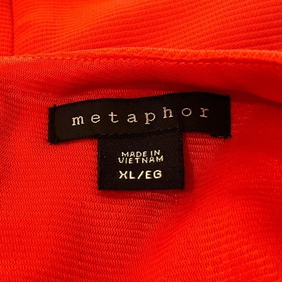 Metaphor Orange Midi Dress • Size:  XL • Used - Picture 11 of 15